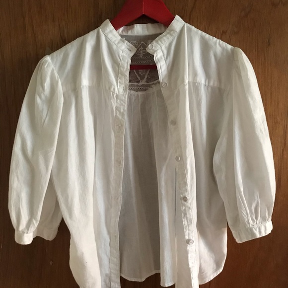 Vintage white blouse - Picture 2 of 2